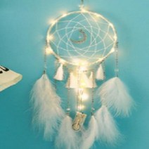 문라이트 태슬 여자아이방꾸미기 드림캐쳐 LED미포함, 연그레이, 기본드림캐쳐 고급박스 S핑크