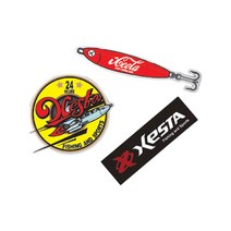 제스타 스티커 블랙 서클 애프터버너빅스티커, 블랙 18cm