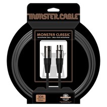 Monster Cable CLASM30 Classic Series Series 마이크 / 플러그 XLR 남성 XLR 여성 / 길이 약, 상세페이지 참조