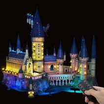 클래식 Compatible16060 71043 빌딩 블록 성 모형 6020 Pcs 조립 벽돌 크리스마스 교육 완구, 04 With Rc Light
