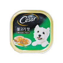 시저 반려견 주식캔, 불고기, 100g, 8개