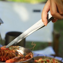 젓가락 대용 집게 먹방 집게 가벼운 티타늄, 티타늄 핀셋집게