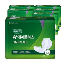 디펜드 에이플러스 속기저귀 라운드형 30매X6팩 성인용 기저귀 환자용 어른용, 1박스, 180매