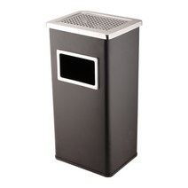 스텐드 재떨이 휴지통 사각대형 실버 블랙 선택형