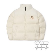 MLB) 후리스 블럭 숏패딩 3ADJN0416-50CRS