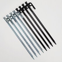 에밀리온 단조팩 13cm 20cm 30cm 40cm 캠핑 타프팩 텐트팩, 크롬실버