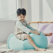 어린파 소파 쿠션 쇼파 용 어린이 생활특권 도서관 주니어 유치원 키즈 아동 집 빈백, 쿠팡1 쫀득 어린이 에그빈백_화이트