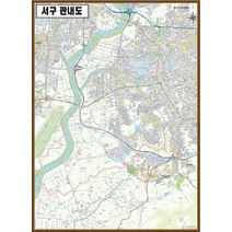 광주광역시 서구 안내지도 210cm X 150cm GJ, 3.일반전용천＋롤스크린(＋40000원)