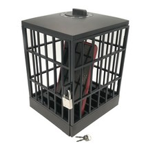 핸드폰 금욕상자 스마트폰 박스 보관 박스 거치대, 타이머형 블랙, 1개