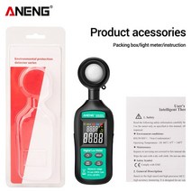 조도계 조도측정기 휘도계 디지털조도계 ANENG-GN201 Luxmeter 디지털 라이트 미터 200K 럭스 광도계 UV 복, 01 green