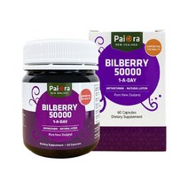 파이오라 뉴질랜드 영양제 빌베리 50000mg 60캡슐 눈비타민 시력보호 비대면 눈건강, 60캡슐 x1개