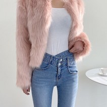 메이블 / 앙고라 깃털 페이크 퍼자켓
