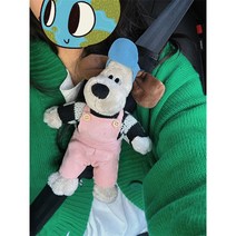 해외 직배송 단품 세트 선택형 귀여운 강아지 월레스와 그로밋 안전벨트 커버 인형 클립 쿠션 보호대 소품 검수 출고, BS.타입 세트(카메라 소품 없음)