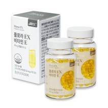 플로라EX 비타민E 470mg X 120정/180정(2개월/3개월) 항산화 도움[천연비타민E/다마스크로즈 에센셜오일/감마리놀렌산/달맞이꽃 종자유], 60정, 3개