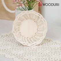 우드리 멀티 받침 라탄 만들기 DIY 키트 전통 공예 소품 교육 영상 제공