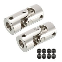 Uxcell회전식 범용 조인트 6mm ~ 8mm 4mm ~ 10mm 직경 스티어링 기어 U 조인트 커플러 샤프트 커플 링 M3 M, 07 6mm to 6mm