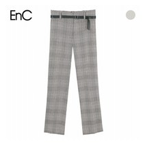 이엔씨 (EnC) 린넨혼방 체크 정장슬랙스(ENTA83771W)