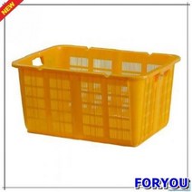 ForU226 운반상자1호 철고리포함 플라스틱박스 농수산물상자 농산물상자 사각상자