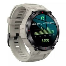 스마트워치 헬스워치 웨어러블 k37 men smart watch gps navigation sport 피트니스 트래커 480mah big battery heart rate, 베이지