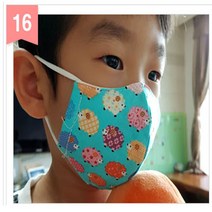 미세먼지 필터교체형 필터교환형 순면 마스크 유아사이즈(S용)-1세이상~7세전후, 16번