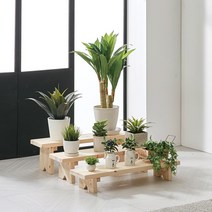 홈디아 원목 화분정리대 800 화분대, 대