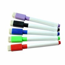 지우개가 달린 미니 보드마카 화이트보드용 매직, 레드