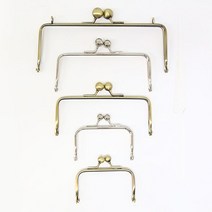 니뜨 니팅 프레임 (M) /뜨개실무료도안증정 니뜨가방부자재 뜨개부자재 무공프레임 지갑프레임 프레임 동전지갑프레임, 실버