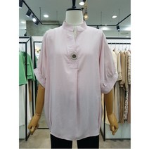오프리미츠 W몰 오프리미츠 오픈차이나퍼프소매뒷단추블라우스 B22BL2505