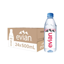 에비앙 천연 광천수 미네랄 워터 500ml x 24팩, 24개
