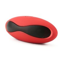 미니 휴대용 스피커 휴대용 무선 사운드 시스템 음악 플레이어 좋은 열 음향 시스템 사운드바 고성능 유무선 블루투스 스피커, 빨간색