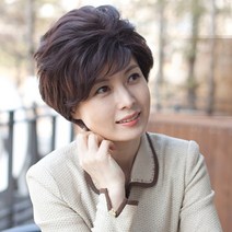 단골탑 여성 통가발 미라클 아이롱펌 여성가발, 내츄럴다크브라운S, 1개