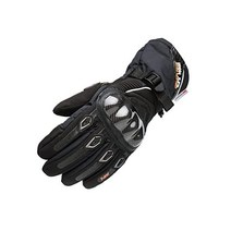 일본 남녀공용 방풍 방한 스마트폰 겨울 바이크 롱장갑, 블랙, 특대