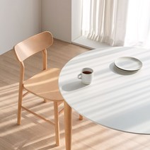 [신상품한정 할인쿠폰] 포더홈 스테이 2인 원형 화이트 원목 1000 식탁 테이블