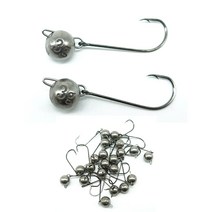 볼락지그헤드 텅스텐 유동식 싱커 벌크 루어채비 송어지그헤드 훅 플라이낚시 무게 비드 비즈, 18g
