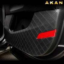 아칸 웰메이드 가죽 도어커버 블랙 (가죽), [현대] 제네시스 G70 (2017~)