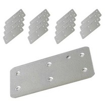 철물코리아 B01 평철 45 x 100 은백색 4p, 20개입