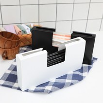 비닐봉투정리함 비닐봉지정리함, 다용도정리함(블랙), 1개