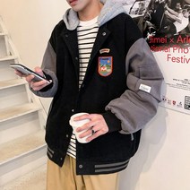 야구점퍼 남녀공용44 과잠바 단체복 커플템 우리웨어 재킷 봄 가을 트렌드 스타일 힙합 후드 유니폼