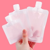 헬스와미 튜브형 여행용 스킨 로션 샴푸 소분 빈병 화장품용기 투명 액상 일회용 튜브 리필 공병 미니 소분 10개입, 30ml 10개입