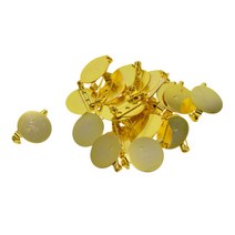 24pcs 브 로치 기본 배지 설정 철 공백 트레이 쥬얼리 결과 만들기, 설명, 황금
