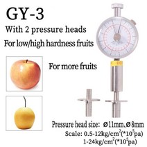휴대용 포인터 과일 경도 시험기 GY-3 과일 Penetrometer 사과 배 포도 오렌지 GY-2 GY-1 과일 Sclerometer