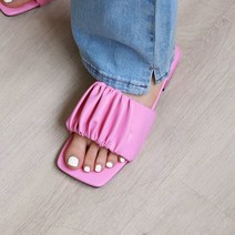 스퀘어토 셔링 로우힐 오픈뮬 슬리퍼(2.9cm) 9245
