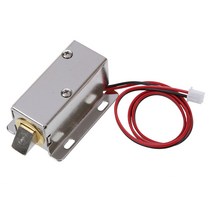 전기 도어 잠금을위한 0837L DC 12V 8W 오픈 프레임 타입 솔레노이드, 보여진 바와 같이, 하나
