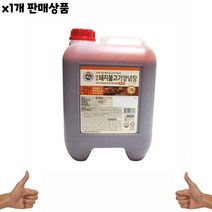 식자재 식재료 도매) 돼지불고기양념(백설 10Kg) 1개, 1, 본상품선택