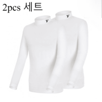 볼빅 골프이너웨어 남성골프 쿨링 베이스레이어 2벌 세트 하이넥 긴팔