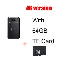 영상스위처 라이브방송장비 영상스위쳐 블랙매직디자인 편집기 캡처보드 HDMI 비디오캡처보드jozuze 4k mini camera wifi smart 무선 캠코더 ip hd cam, 4k-64GB TF