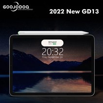 GOOJODOQ 연필 팜 거부 기울기 13세대 스타일러스 무선 충전 기능, 3 니브