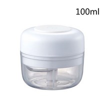 미니 휴대용 전기 마늘 쵸퍼 USB 충전식 푸드 프로세서 마늘 프레스 Mincer 고기 야채 그라인더 주방 Appli, 03 100ML
