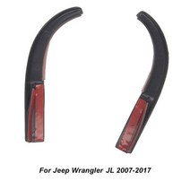 랭글러 튜닝용품 부품 jeep 루비콘 차박지프 랭글러를위한 자동차 지붕 비 거터 확장 JK 2007-2017 JL 검투, 01 JK 2007-2017