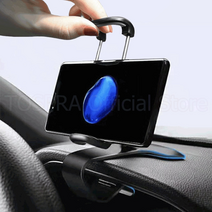 자동차브래킷삼각대 무선충전 car mobile phone holder 유니버설 대시보드 easy clip mount gps bracket cell phone car stand, 검은색